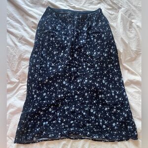 Reformation Floral Midi Skirt